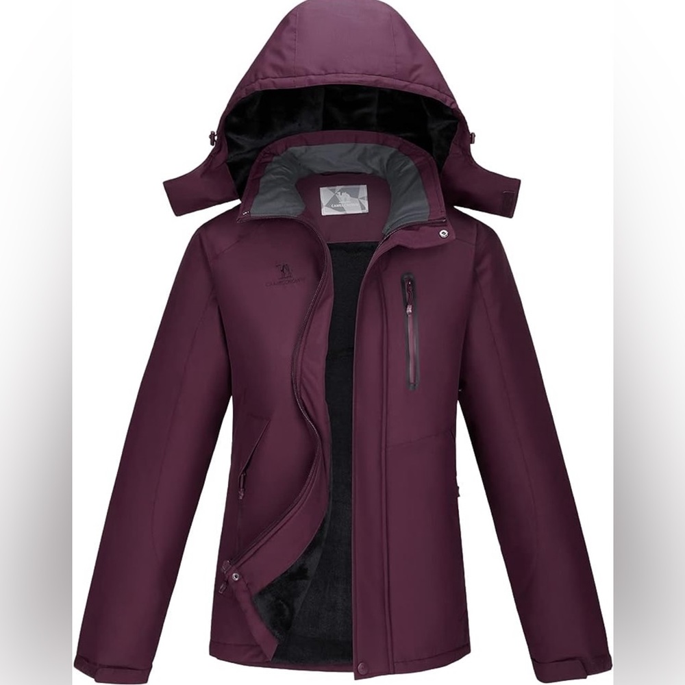 Camel Crown Women’s Winter Waterproof Snow/Ski Jacket *MISSING HOOD*